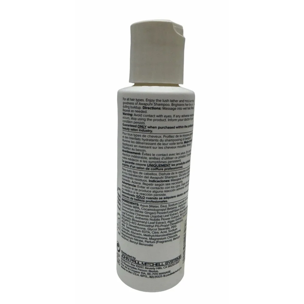 Paul Mitchell Awapuhi Shampoo 3.4oz Daily Shampoo‎ for All Hair Types